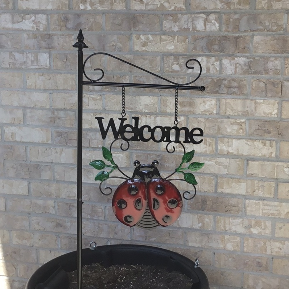 Ladybug Garden Sign